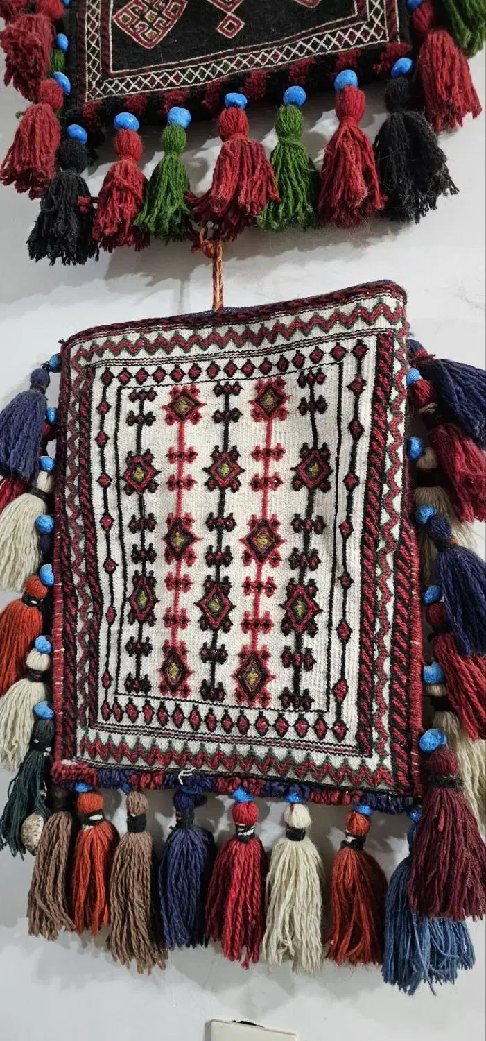 سفره،سراُسار،کمچهدون،تیر،|گلیم، جاجیم، گبه|لردگان, |دیوار