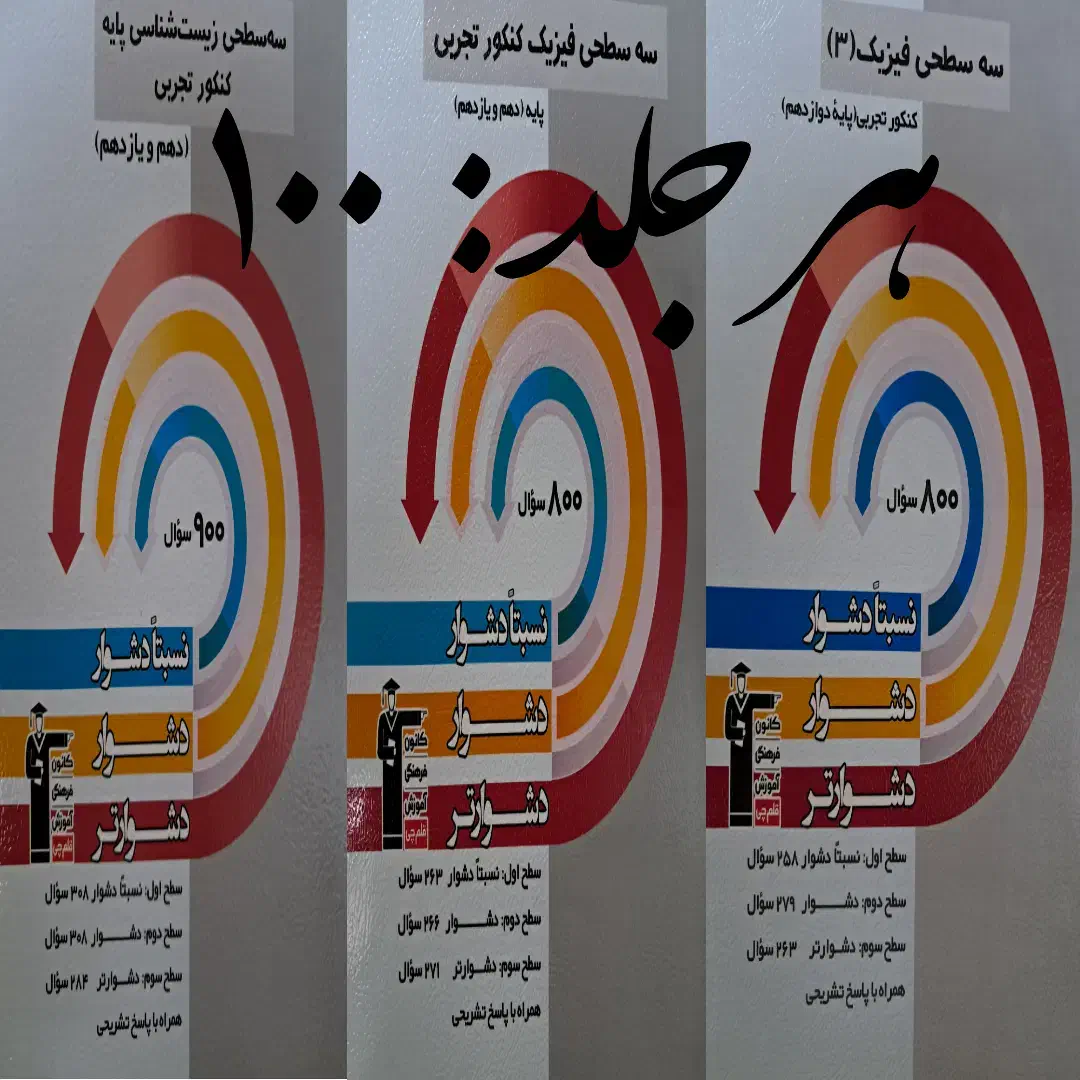 کتابهای کنکور و نهایی|کتاب و مجله آموزشی|قدس, شهر‌قدس|دیوار