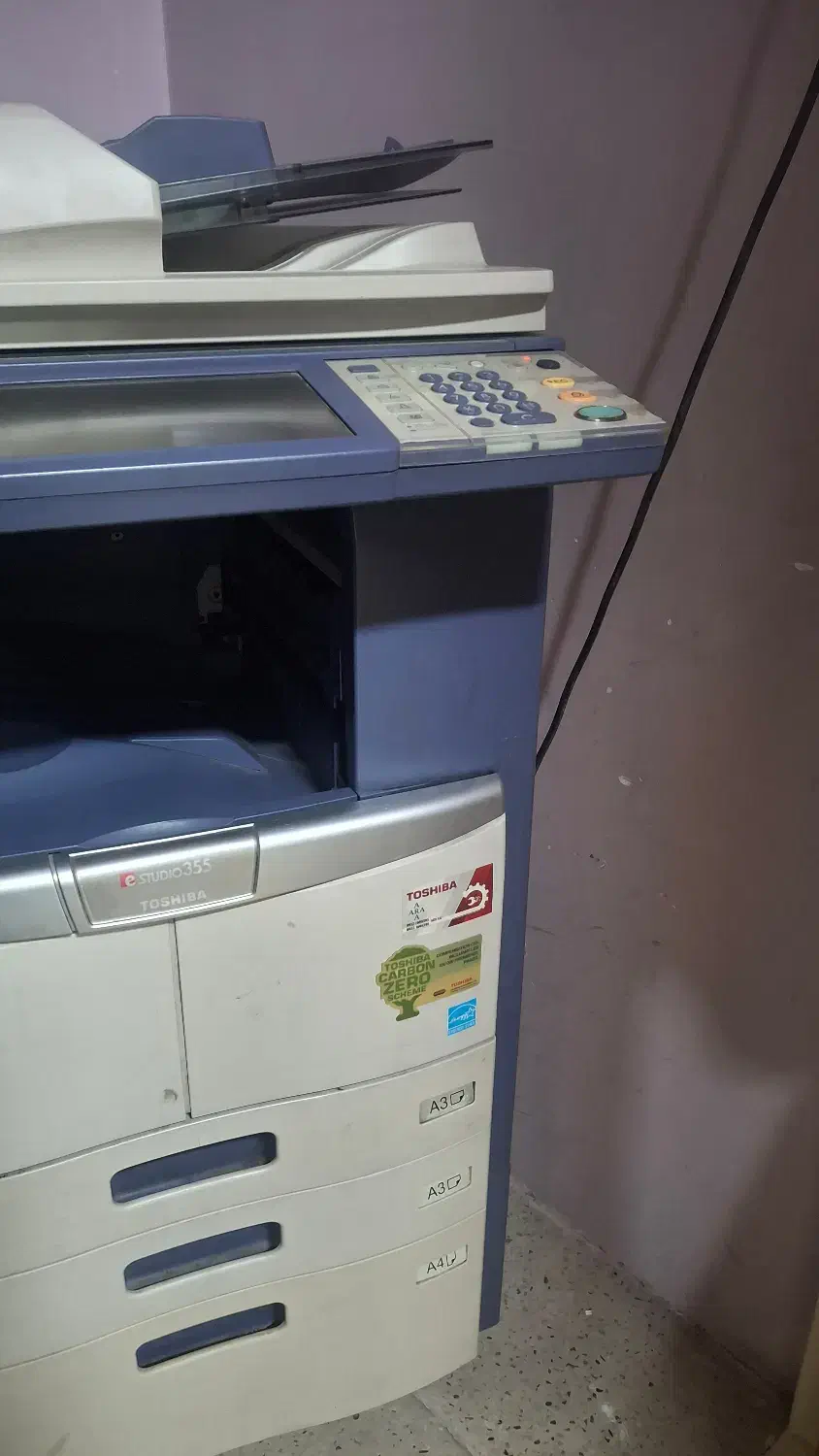 دستگاه کپی توشیبا بزرگ|پرینتر، اسکنر، کپی، فکس|آبیک, |دیوار