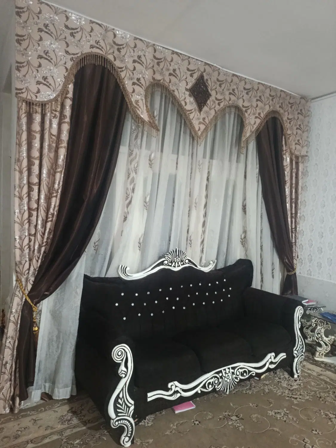 پرده|پرده، رانر، رومیزی|مشهد, شهید قربانی|دیوار