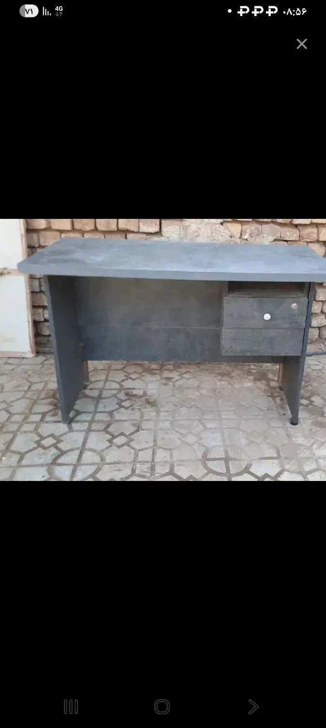 میز تحریر قهوه ای ۱۷۰×۷۰ و میز دودی تحریر|میز تحریر و کامپیوتر|کویرات, |دیوار