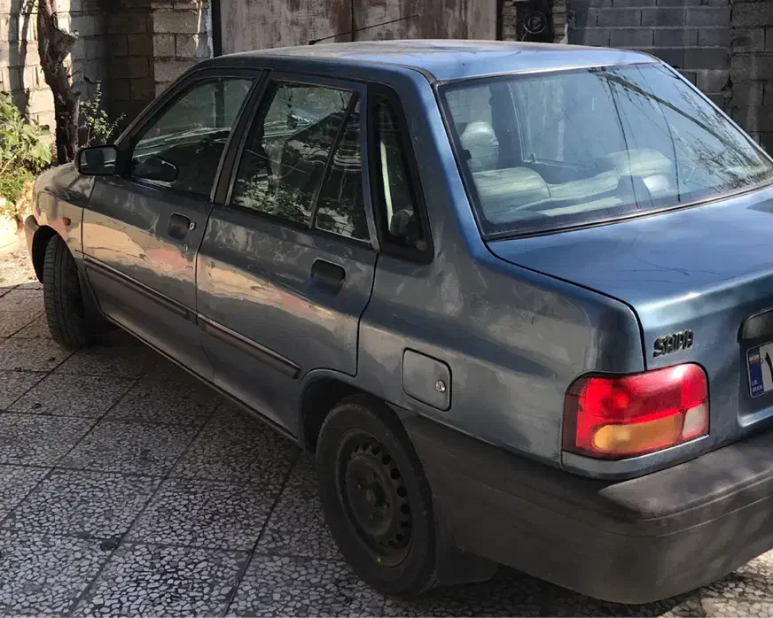 پراید۸۶ ابی اطلسی متالیک شاسی سالم|خودرو سواری و وانت|قائمشهر, |دیوار