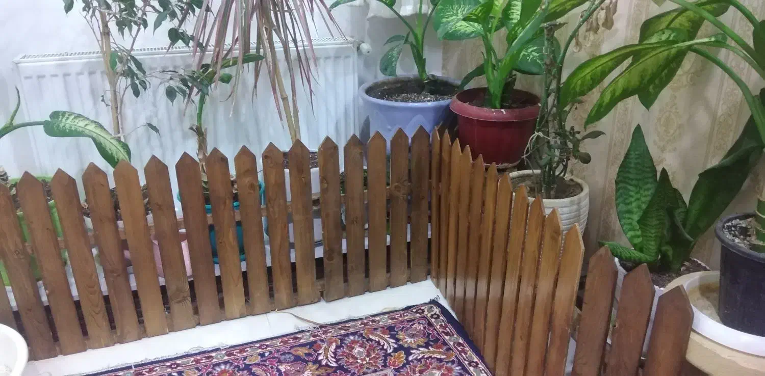 نرده چوبی همه‌کاره مناسب باغچه، گلدان و دکور و...|صنایع دستی و سایر لوازم تزئینی|مشهد, ویلاشهر|دیوار