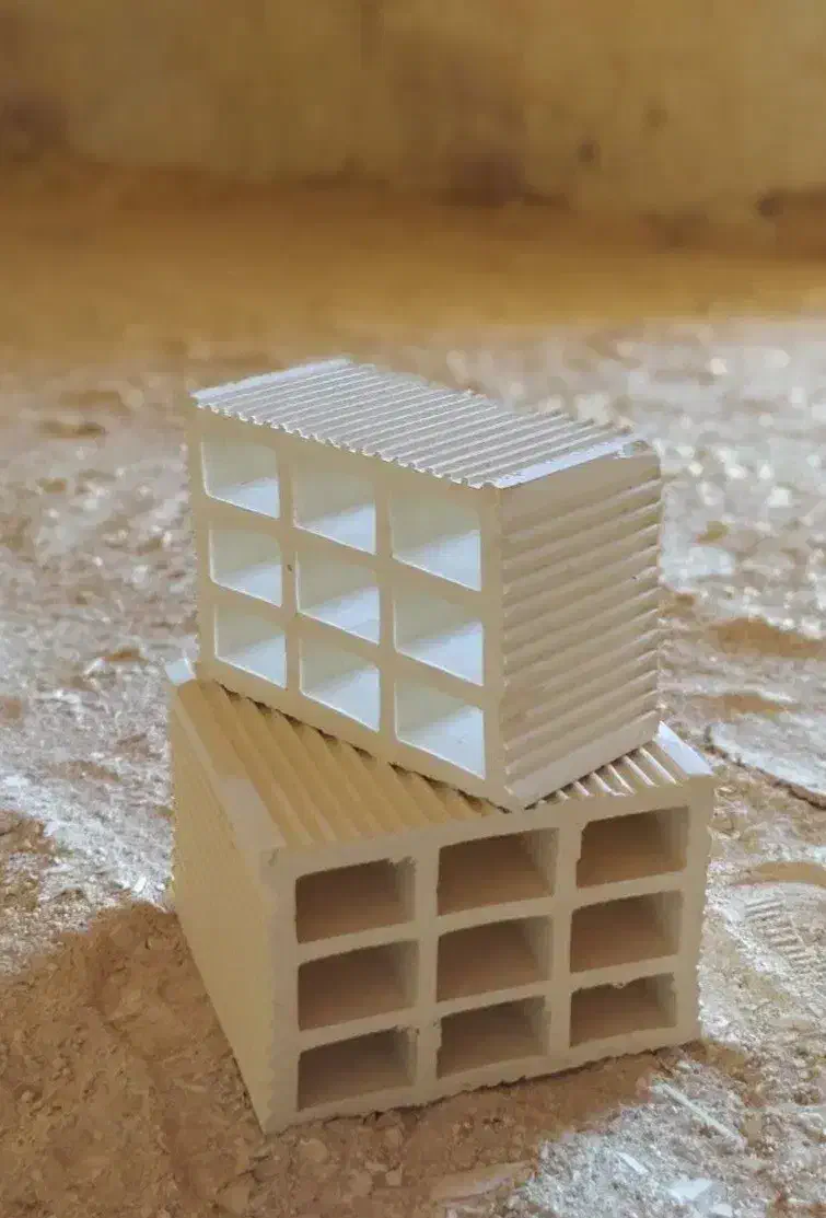 *( آجر و بلوک سفالین )لفتون 5/5 و نسوز ده و پانزده|مصالح و تجهیزات ساختمان|برخوار, |دیوار