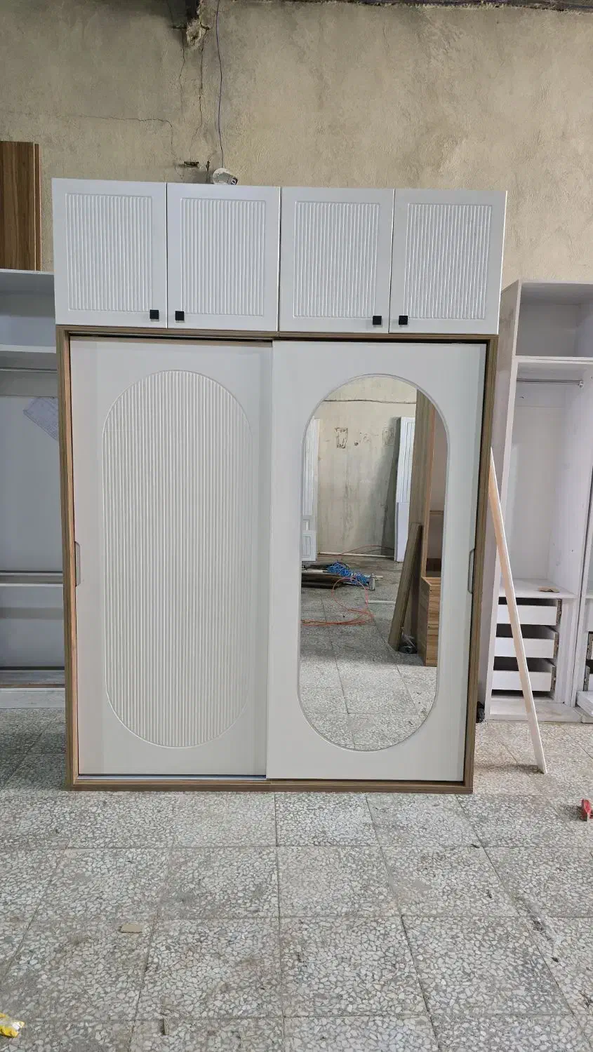 کمد لباس درب ریلی ممبران مدل هلالی (پازلی سفارشی)|جاکفشی، کمد، دراور|تهران, یافتآباد|دیوار