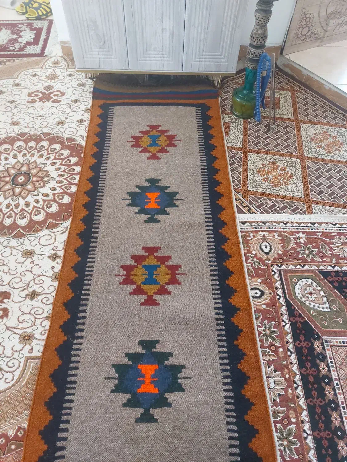 گلیم فرش وپادری|گلیم، جاجیم، گبه|فلاورجان, |دیوار