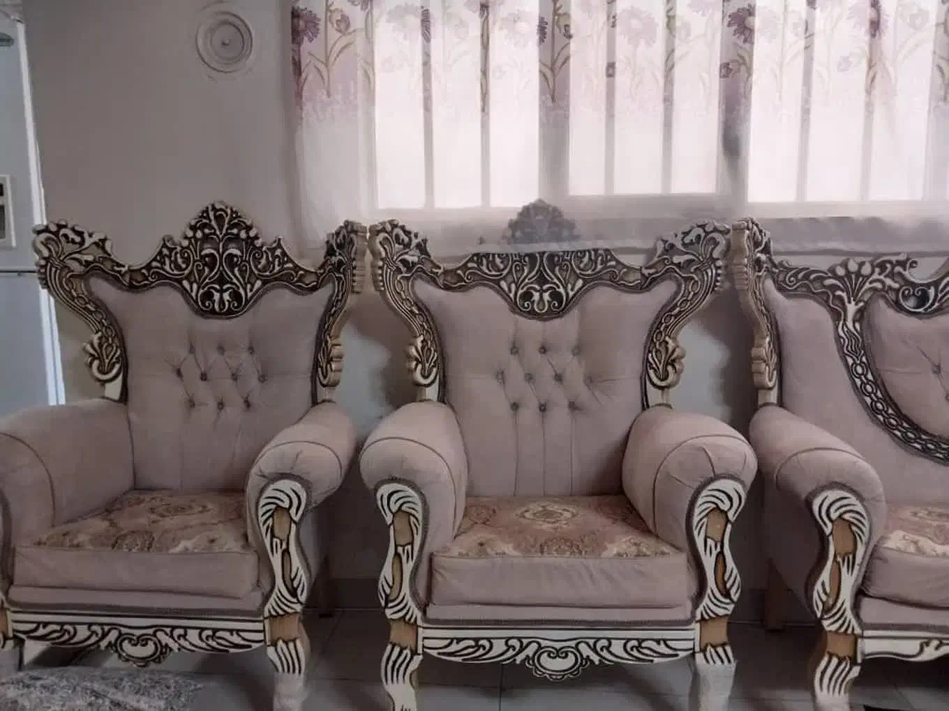 مبلمان هفت نفره تمیز|مبلمان خانگی و میز عسلی|تهران, علم و صنعت|دیوار