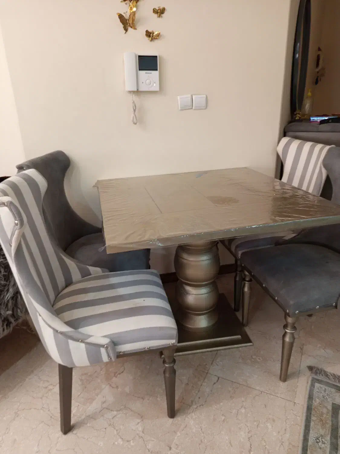 مبل ۹ نفر چستر غذا خوری ۴ نفر|مبلمان خانگی و میز عسلی|رباطکریم, رباطکریم|دیوار