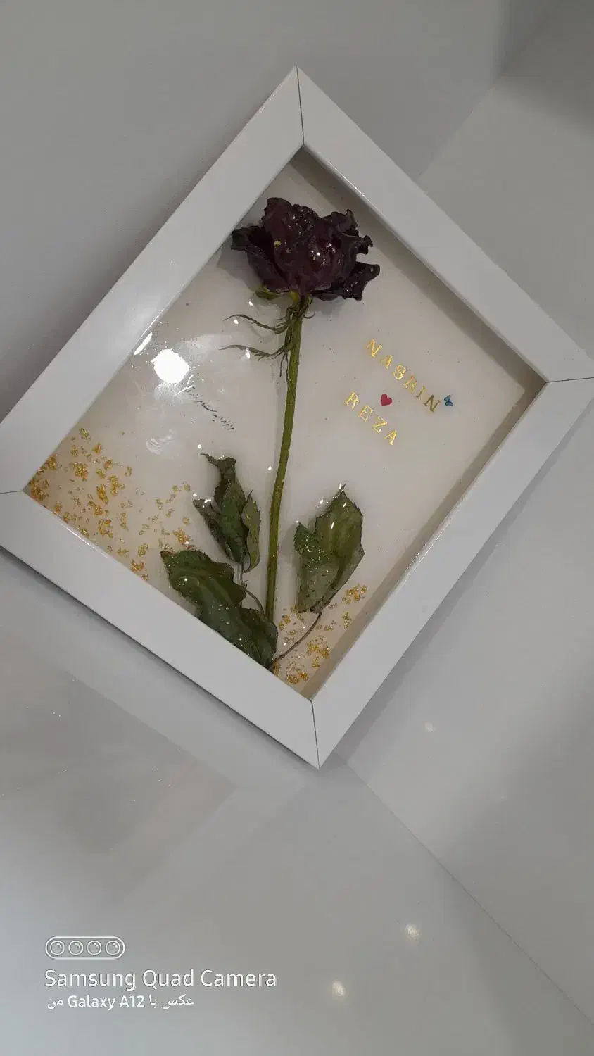 تابلو گل خشک رزینی|تابلو، نقاشی، عکس|تبریز, |دیوار