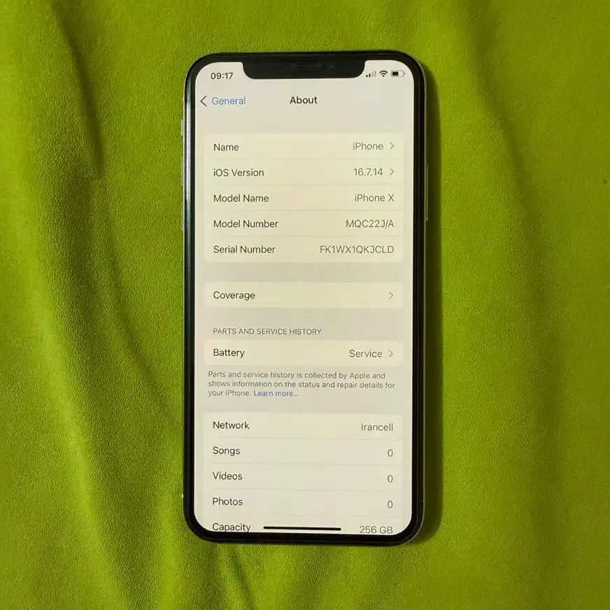 iphone x 256gig|موبایل|شیراز, فرگاز|دیوار