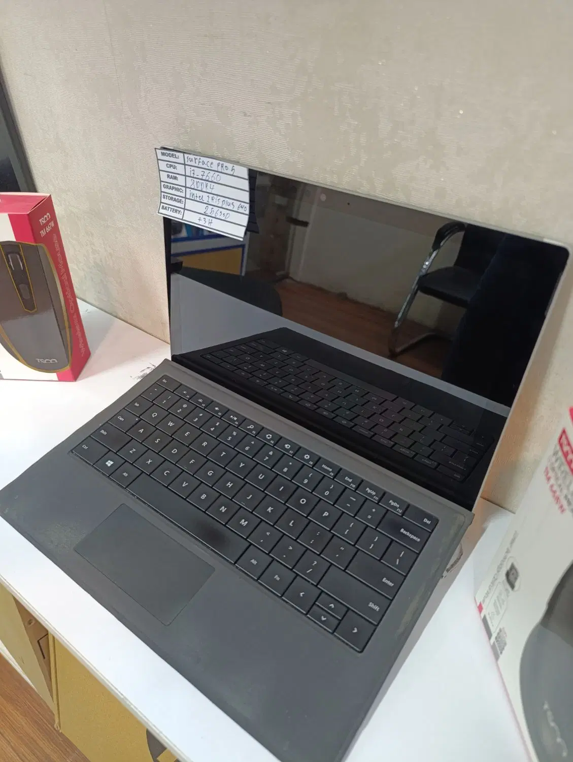 لپتاپsurface i7رم8هاردssd  تاچ‌کاملانوباکارتن‌|رایانه همراه|تهران, پونک|دیوار