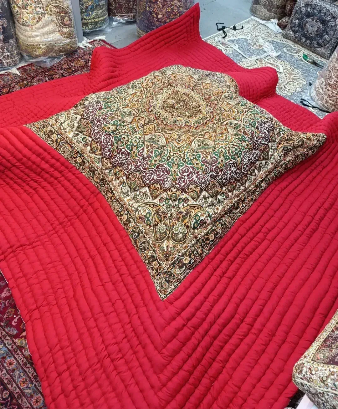 لحاف کرسی دست دوز مدل پویان 3.5 در 3.5 فول امکانات|رختخواب، بالش، پتو|تهران, شهرک ولیعصر جنوبی|دیوار