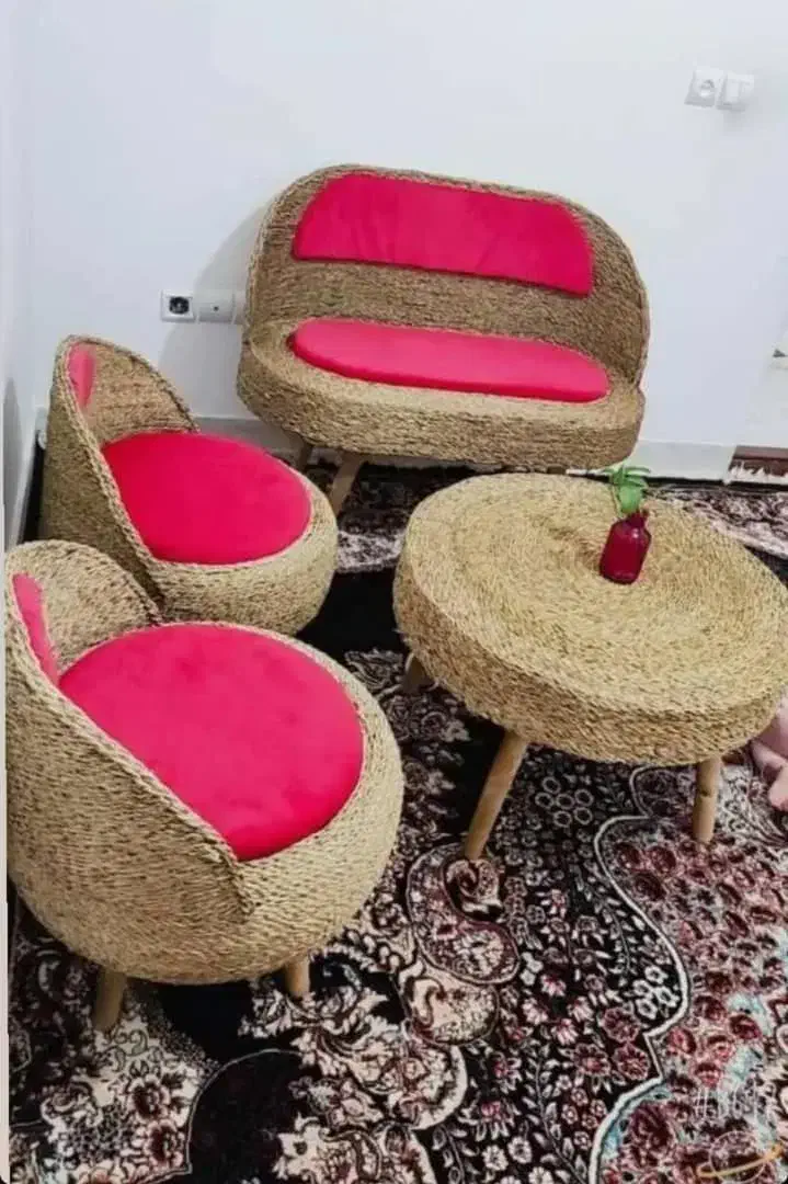 مبل حصیری چهار نفره|مبلمان خانگی و میز عسلی|بندرعباس, |دیوار