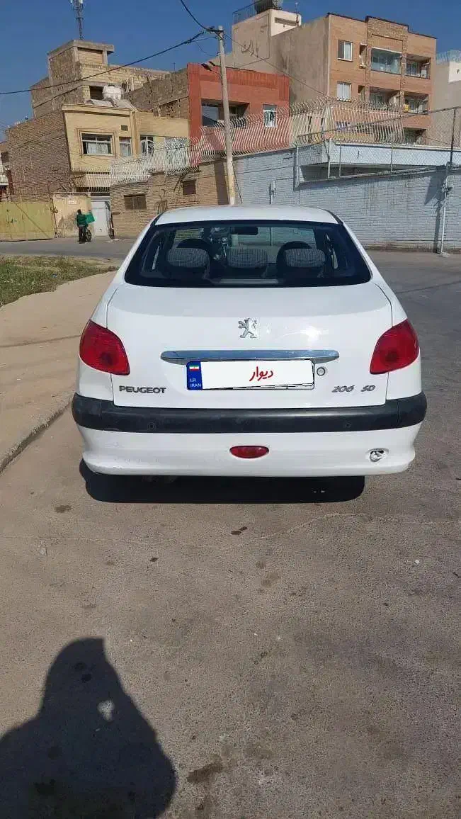 پژو206sd v8|خودرو سواری و وانت|اصفهان, ملکشهر|دیوار