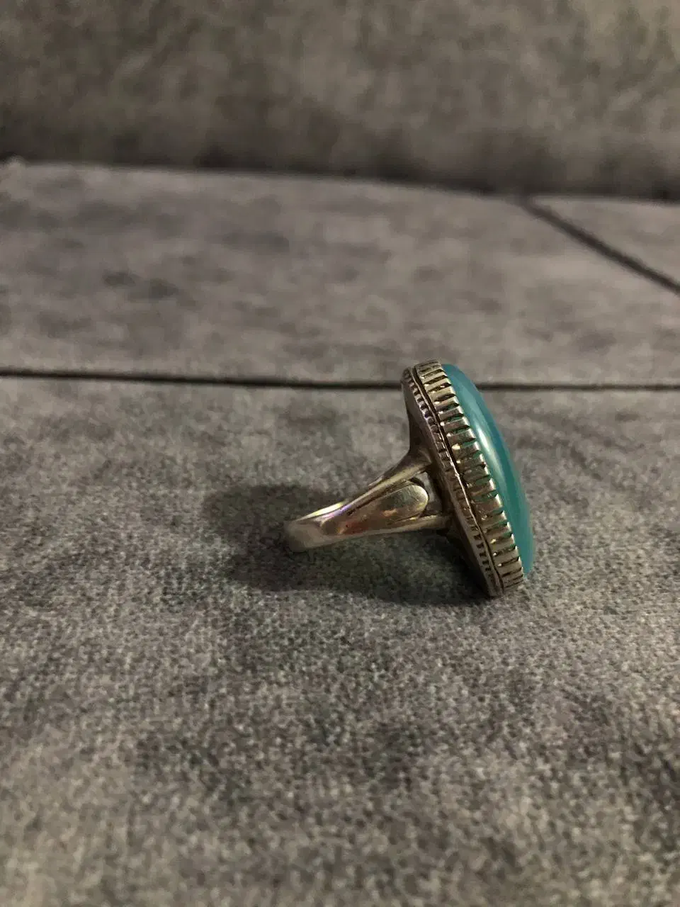 انگشتر عقیق آبی|جواهرات|رشت, دخانیات|دیوار