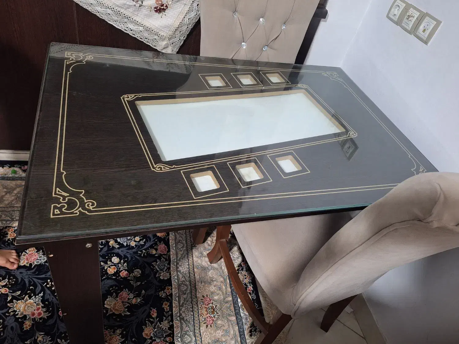 میز ناهار خوری|میز و صندلی غذاخوری|چالوس, |دیوار