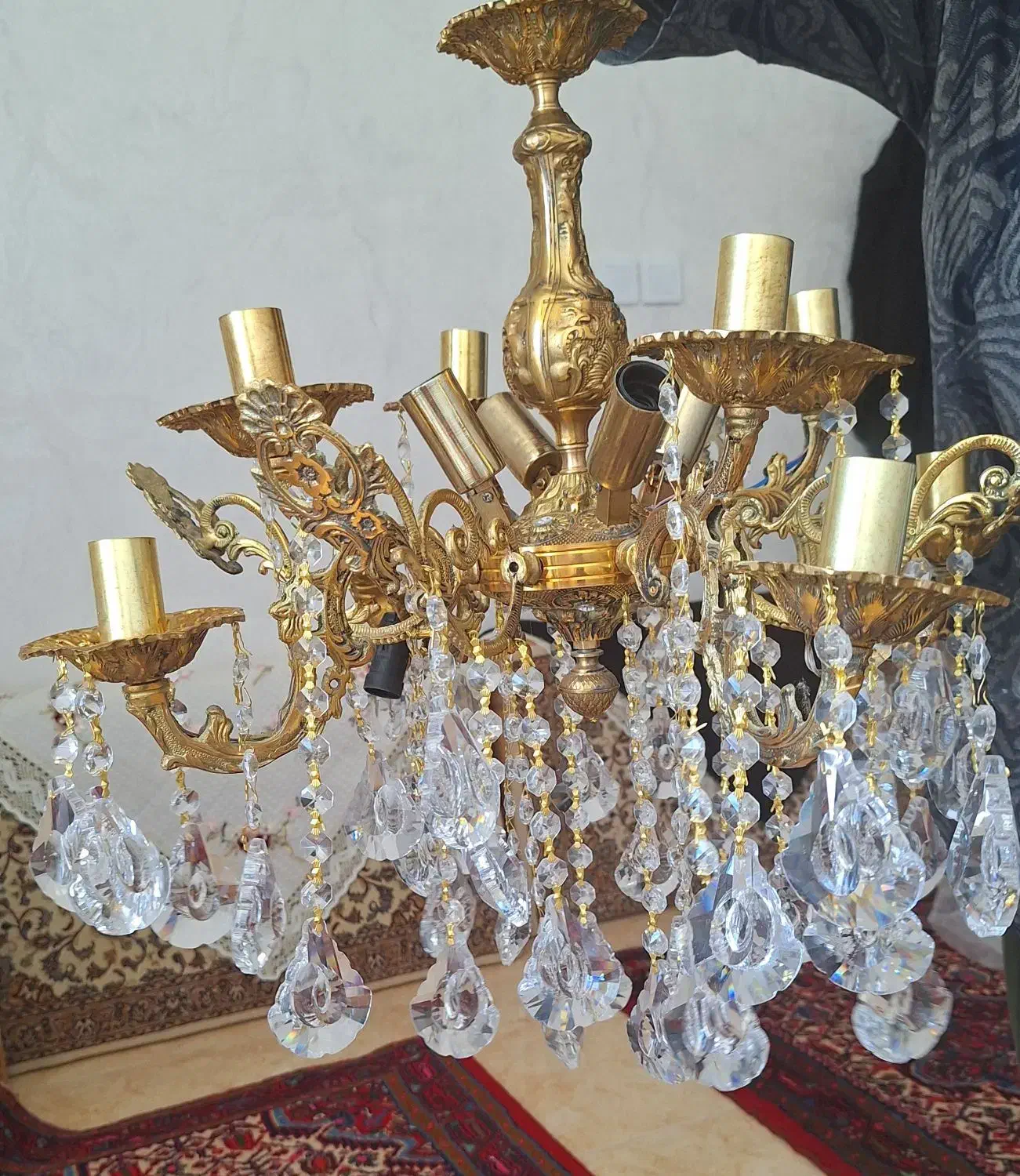 لوستر|لوستر و چراغ آویز|همدان, |دیوار