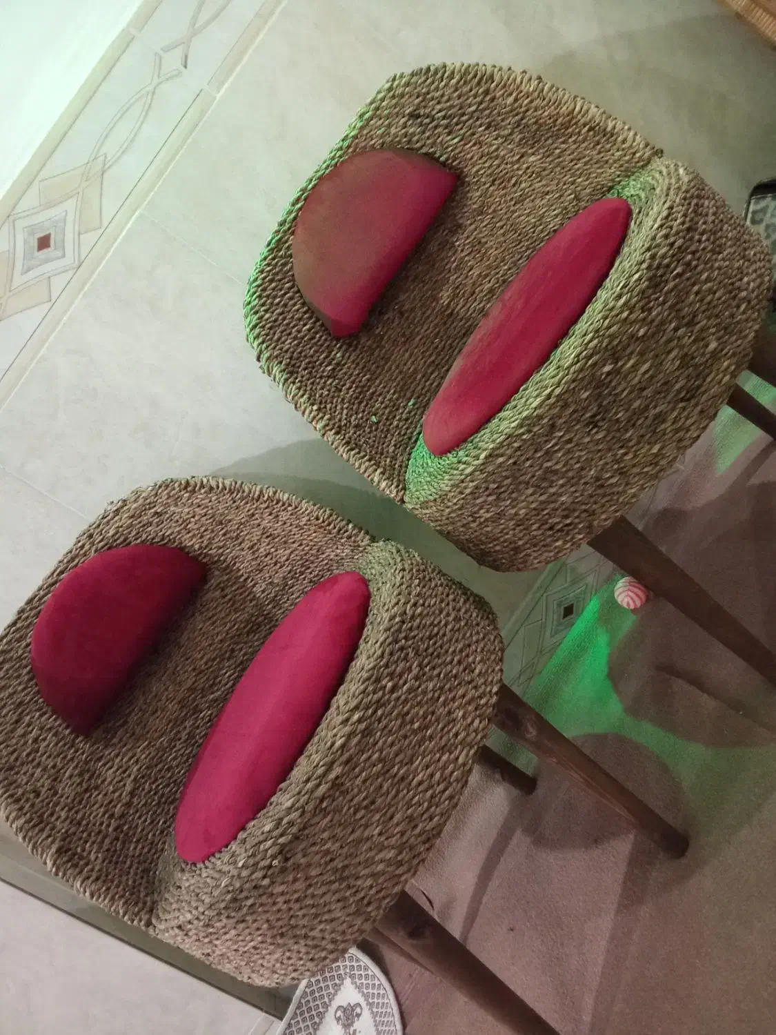 صندلی حصیری|صندلی و نیمکت|بندر ترکمن, |دیوار