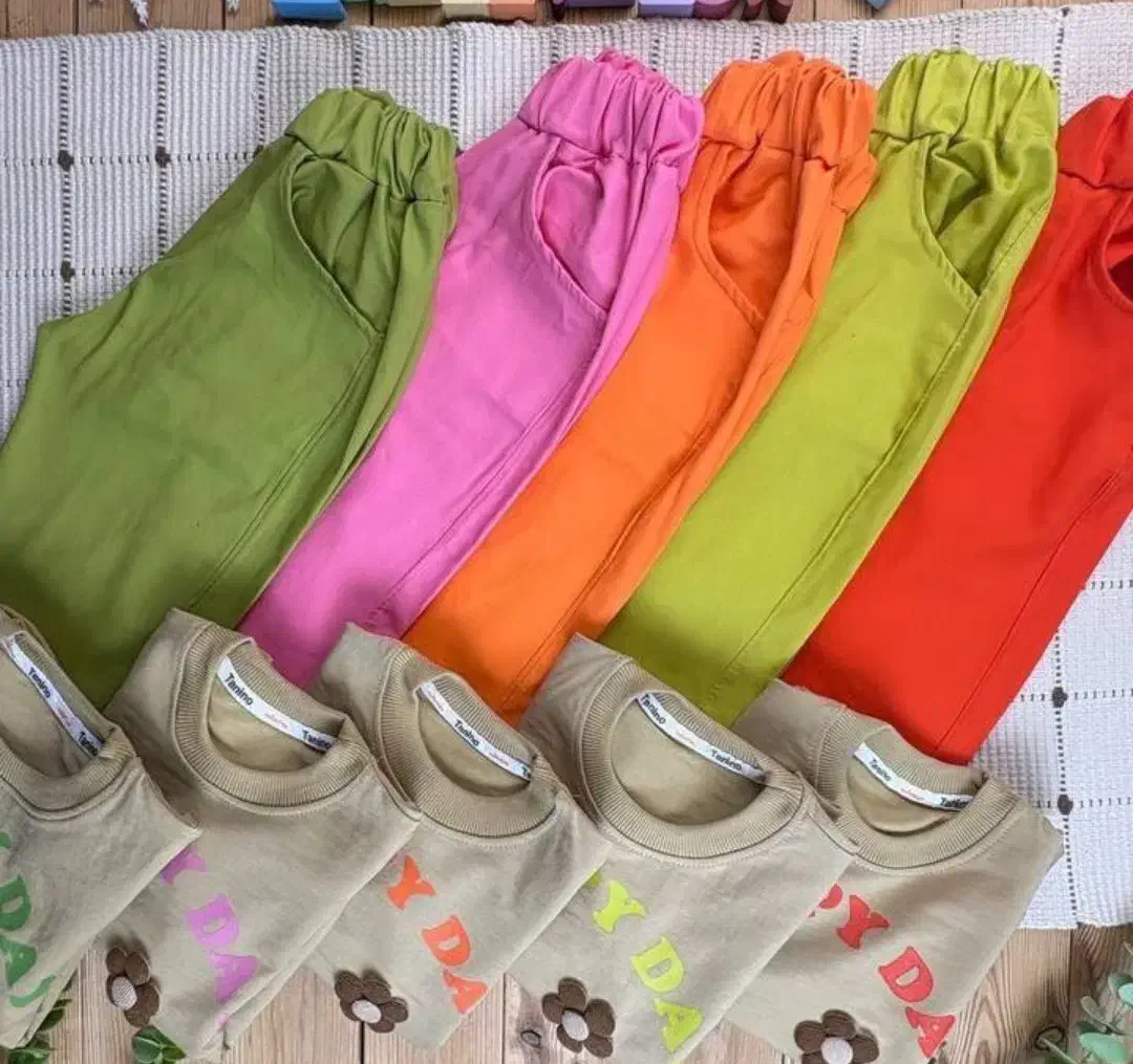 بلوزشلواردخترانه باشلوارکتان|کفش و لباس بچه|رودسر, |دیوار