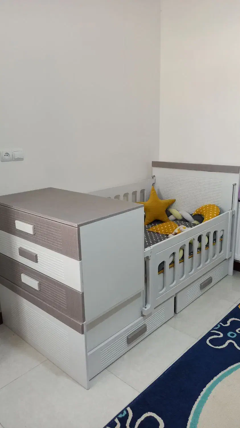 سرویس خواب کودک ونوجوان دومنظوره|تخت و صندلی بچه|تویسرکان, |دیوار