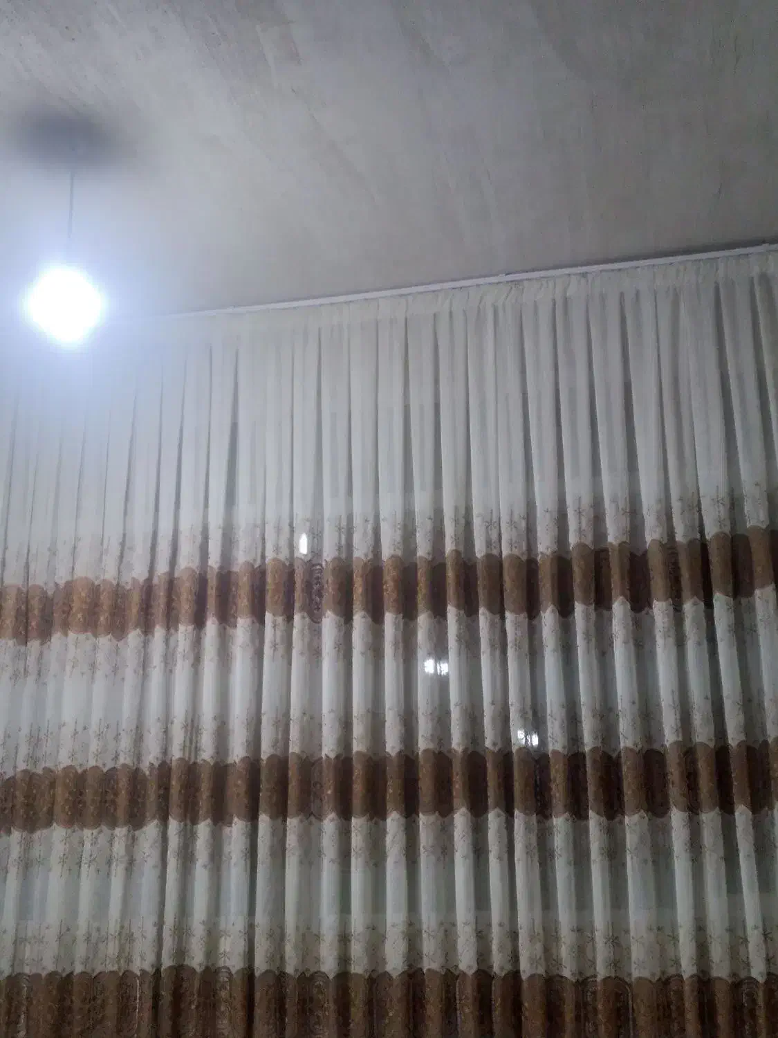 دوعددپرده کتان|پرده، رانر، رومیزی|جوانرود, |دیوار