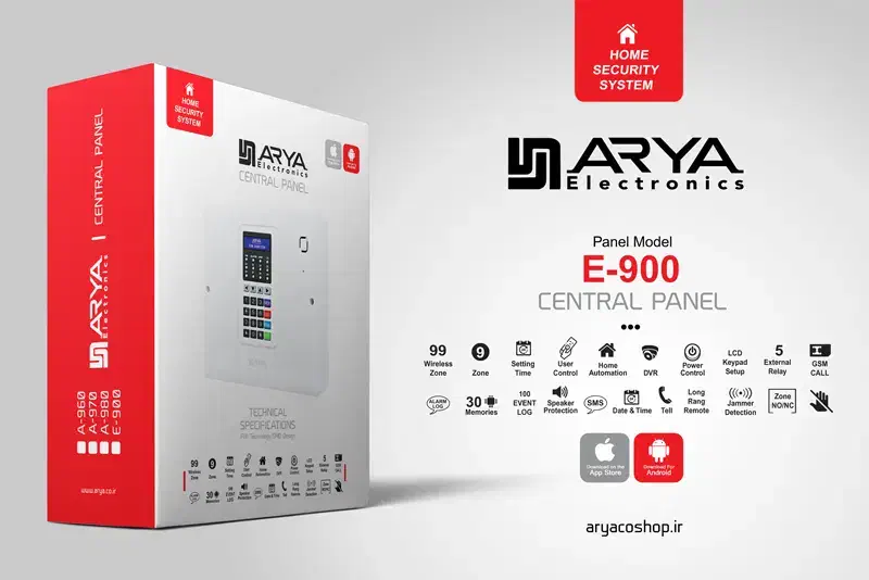 دزدگیر آریا e900 pro|دوربین مداربسته|اندیشه, اندیشه فاز ۳|دیوار