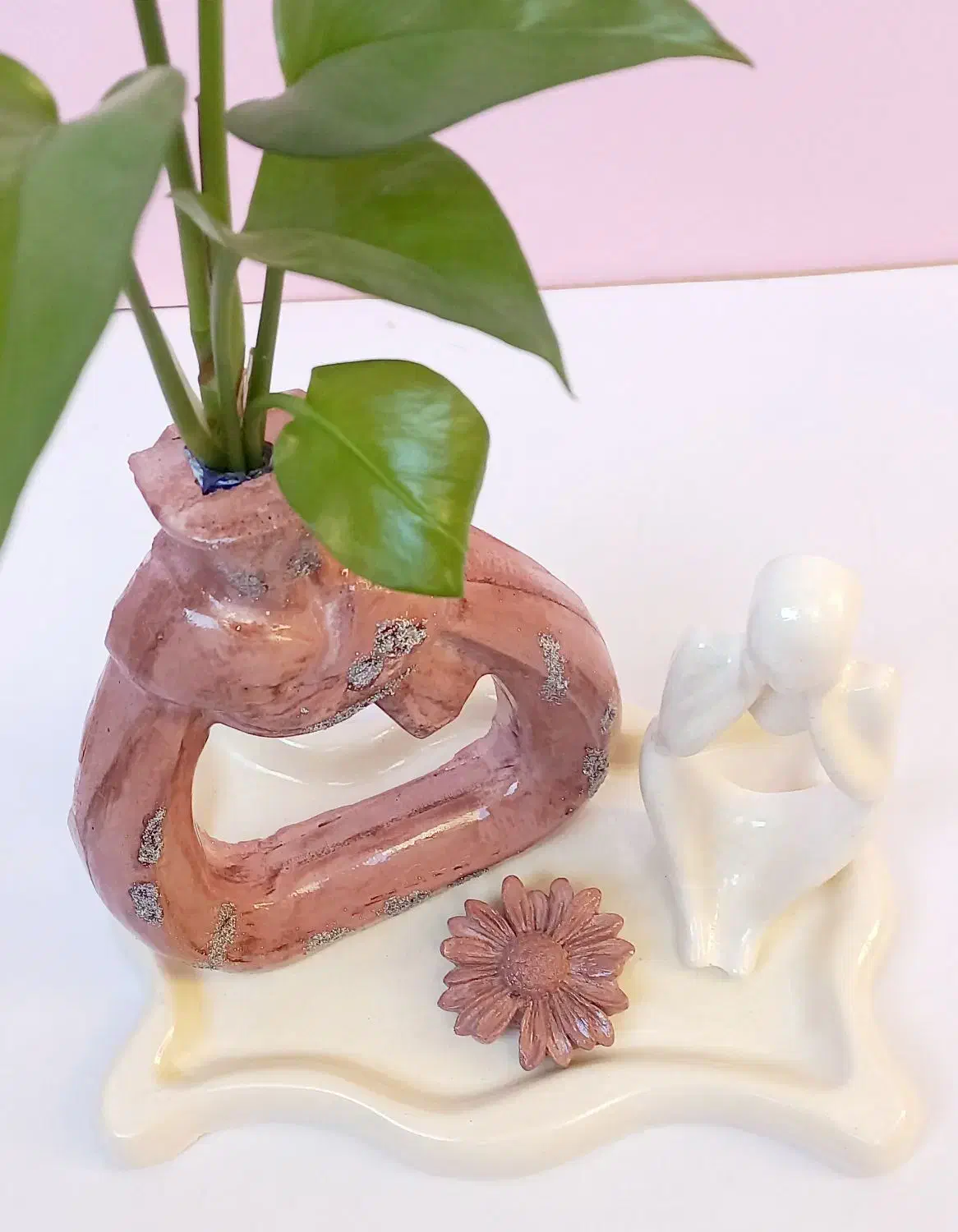 گلدون، دکوری، سینی دفرمه، شیپ عکاسی|صنایع دستی و سایر لوازم تزئینی|لار, |دیوار