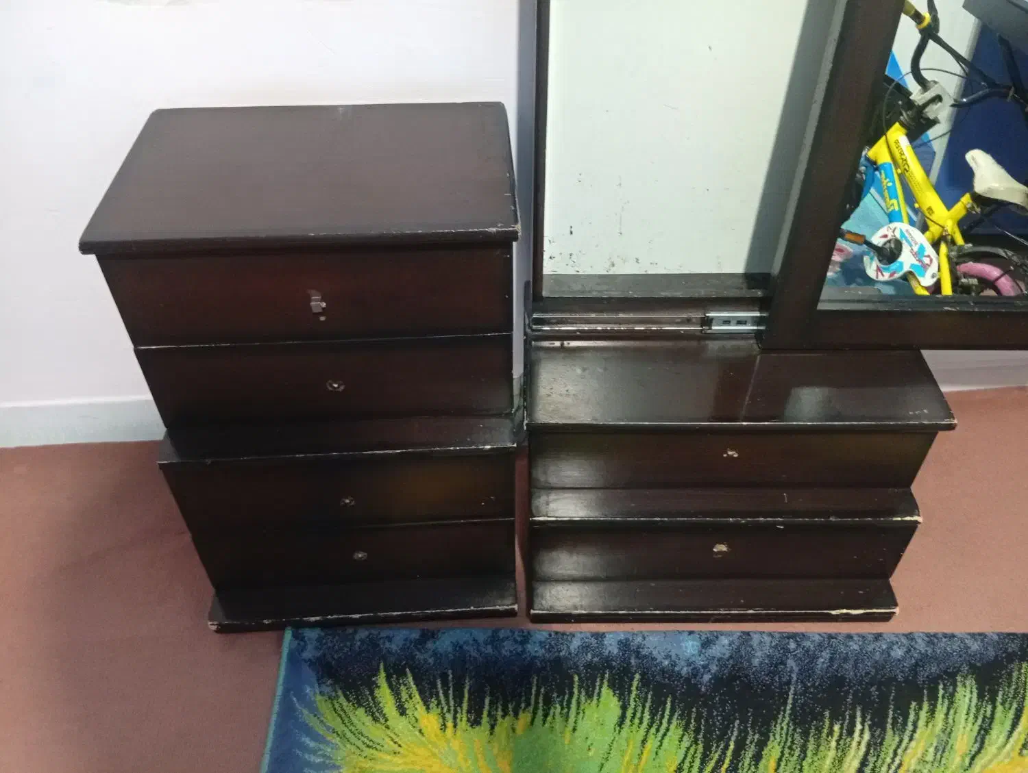 فروش دراور ،کمد لباس ،میز آرایش و میز چرخ خیاطی|مبلمان خانگی و میز عسلی|برخوار, |دیوار