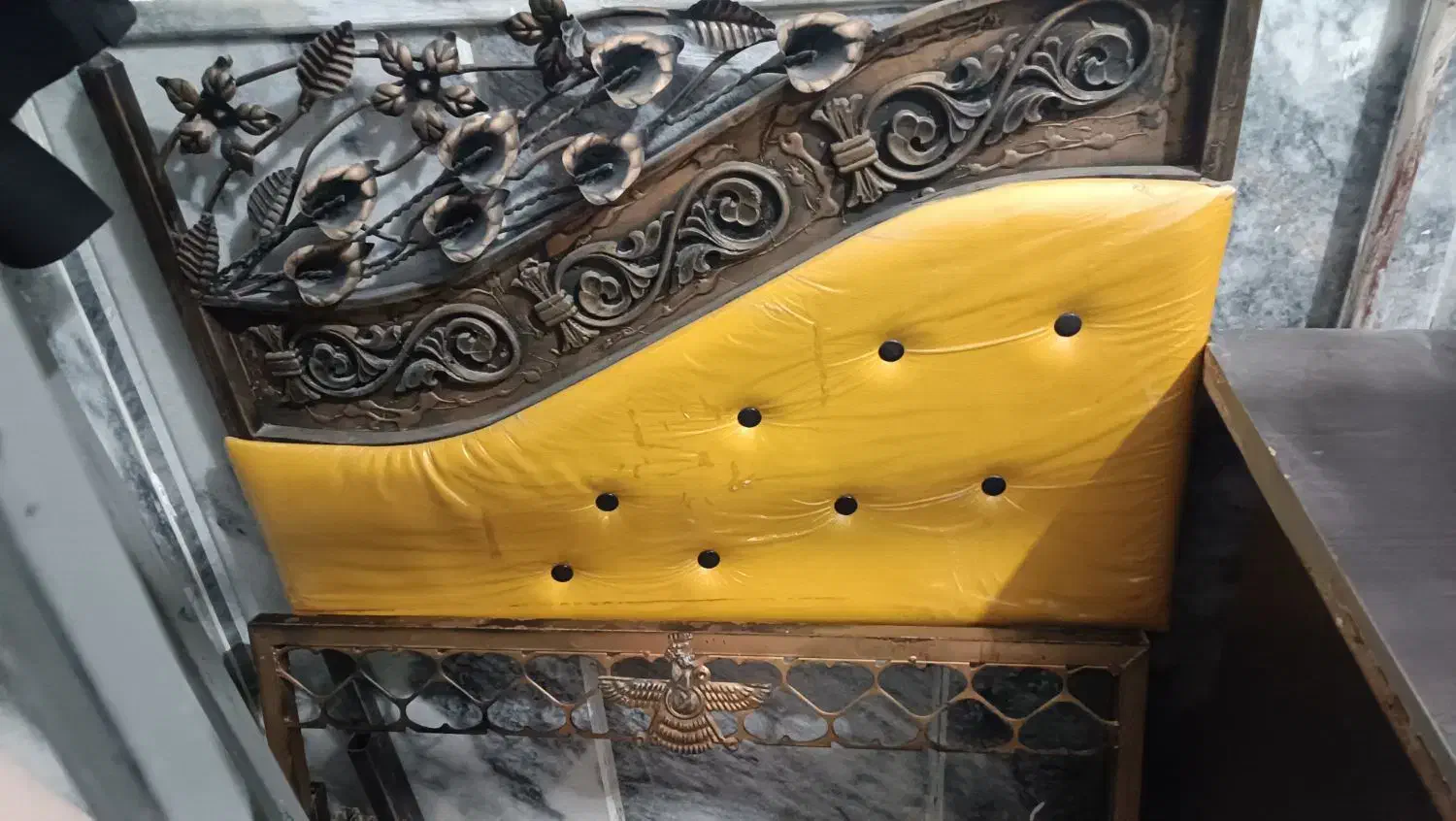 تخت فلزی|تخت و سرویس خواب|مشهد, طبرسی شمالی|دیوار