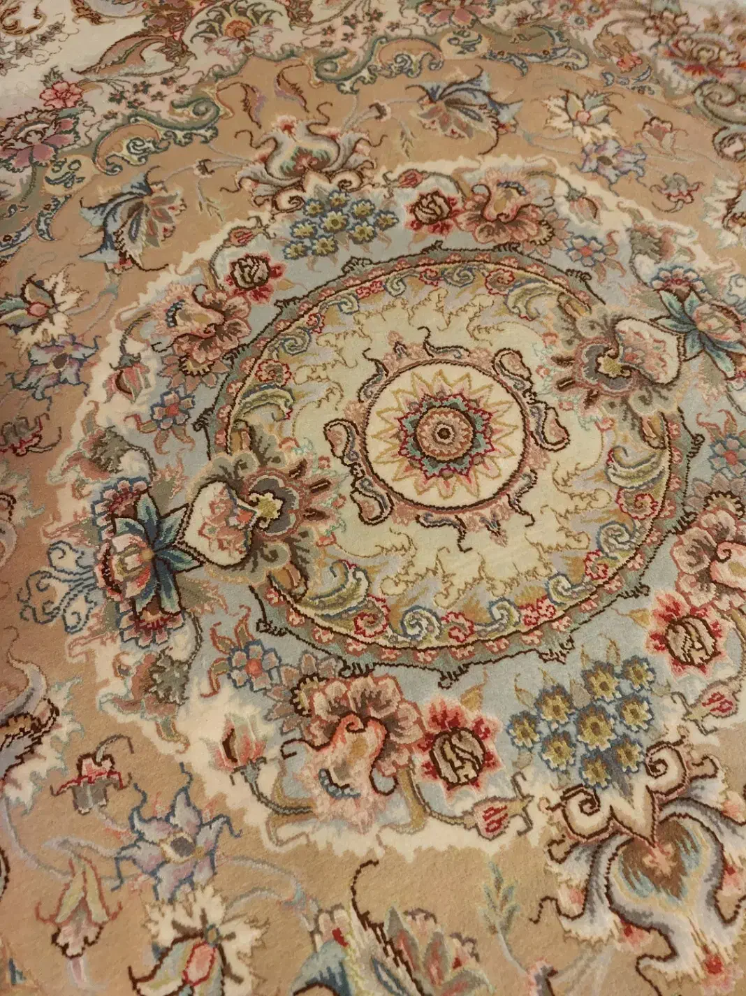 فرش دایره دستبافت ۳×۳|فرش|تهران, مدائن|دیوار