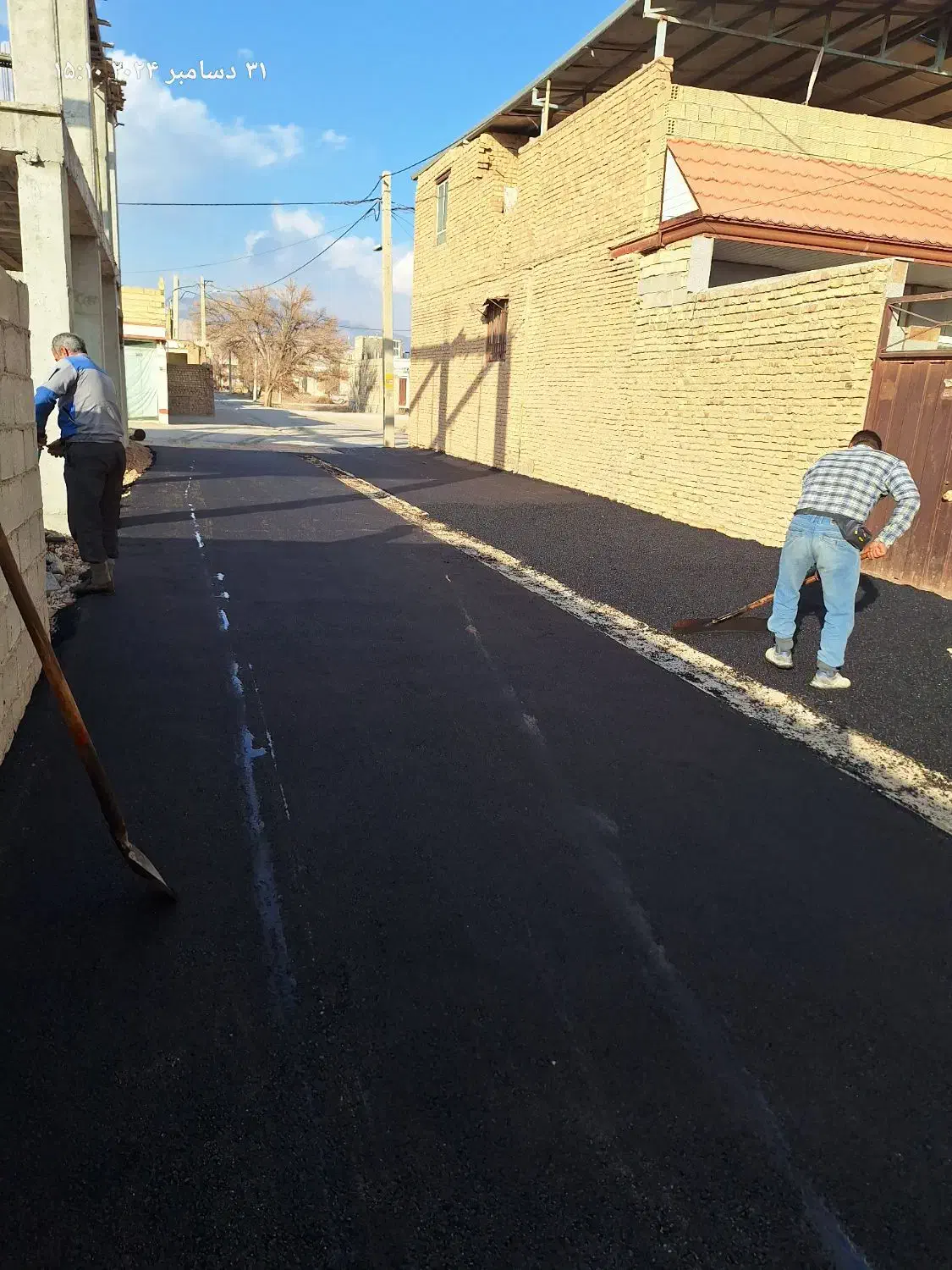 اجرای آسفالت و زیر سازی|خدمات پیشه و مهارت|نجف‌آباد, قلعه سفید|دیوار