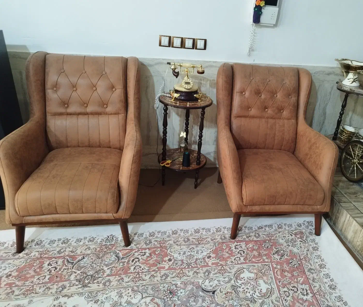 مبلمان هفت نفره راحتی|مبلمان خانگی و میز عسلی|رضویه, |دیوار