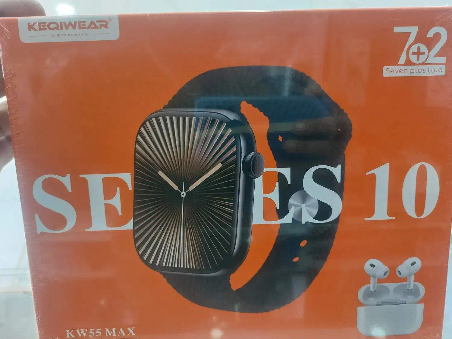 ساعت هوشمند همراه با ایرپاد KW55MAX|لوازم جانبی موبایل و تبلت|رفسنجان, |دیوار