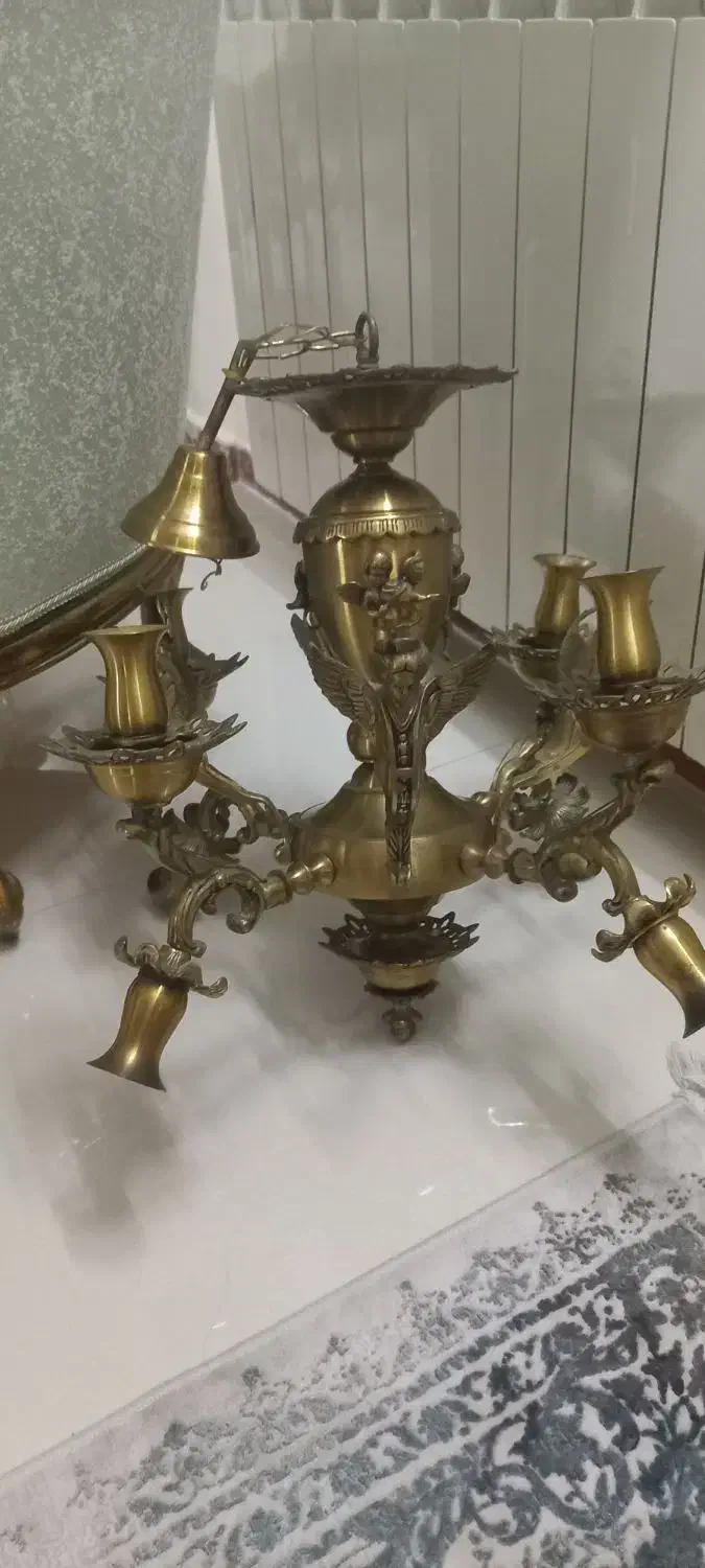 لوستر و دیوارکوب تمام برنج|لوستر و چراغ آویز|مشهد, رضاشهر|دیوار