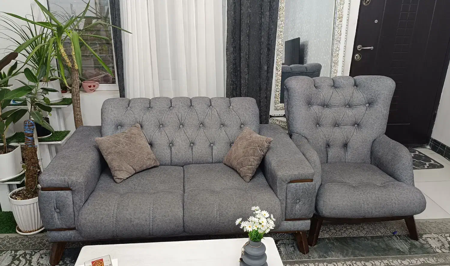 مبل ۷ نفره چستر|مبلمان خانگی و میز عسلی|شیراز, علی آباد|دیوار