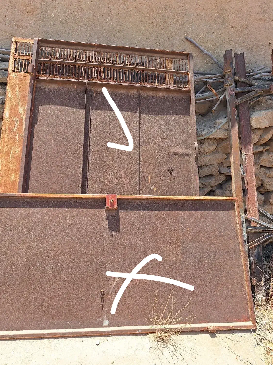 درب حیاط|مصالح و تجهیزات ساختمان|دلوار, |دیوار