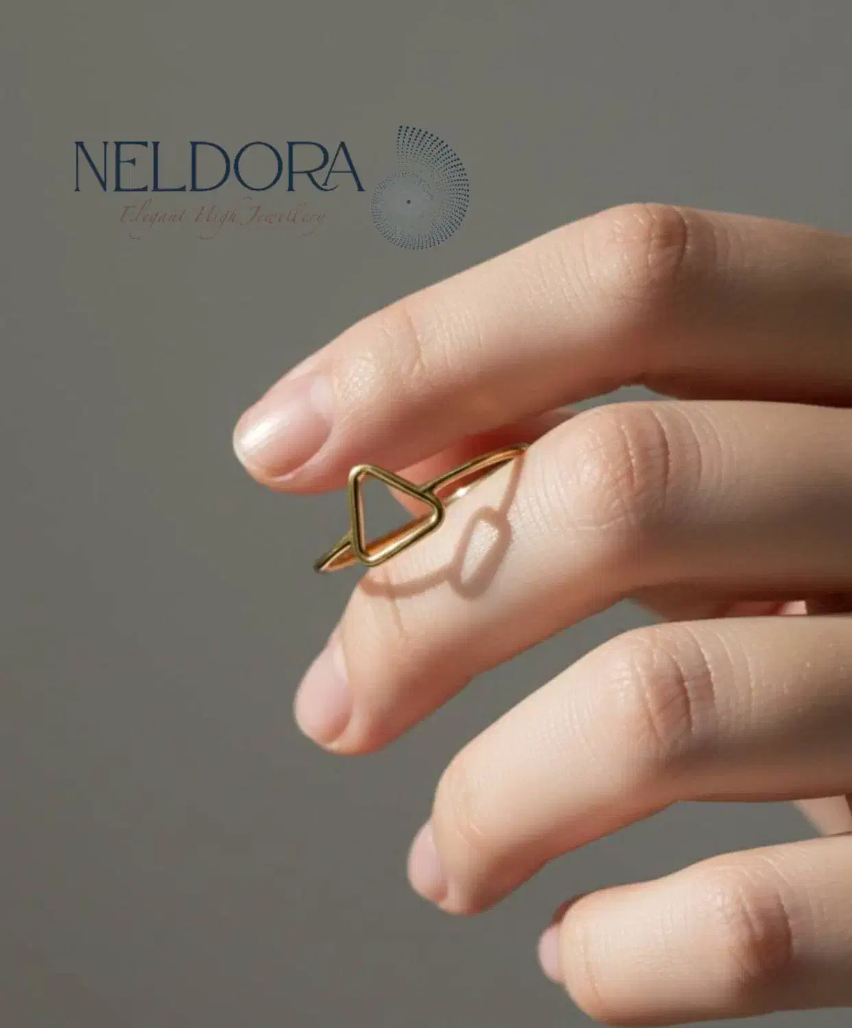 انگشتر مینیمال مثلث|جواهرات|شیراز, گود عربان|دیوار