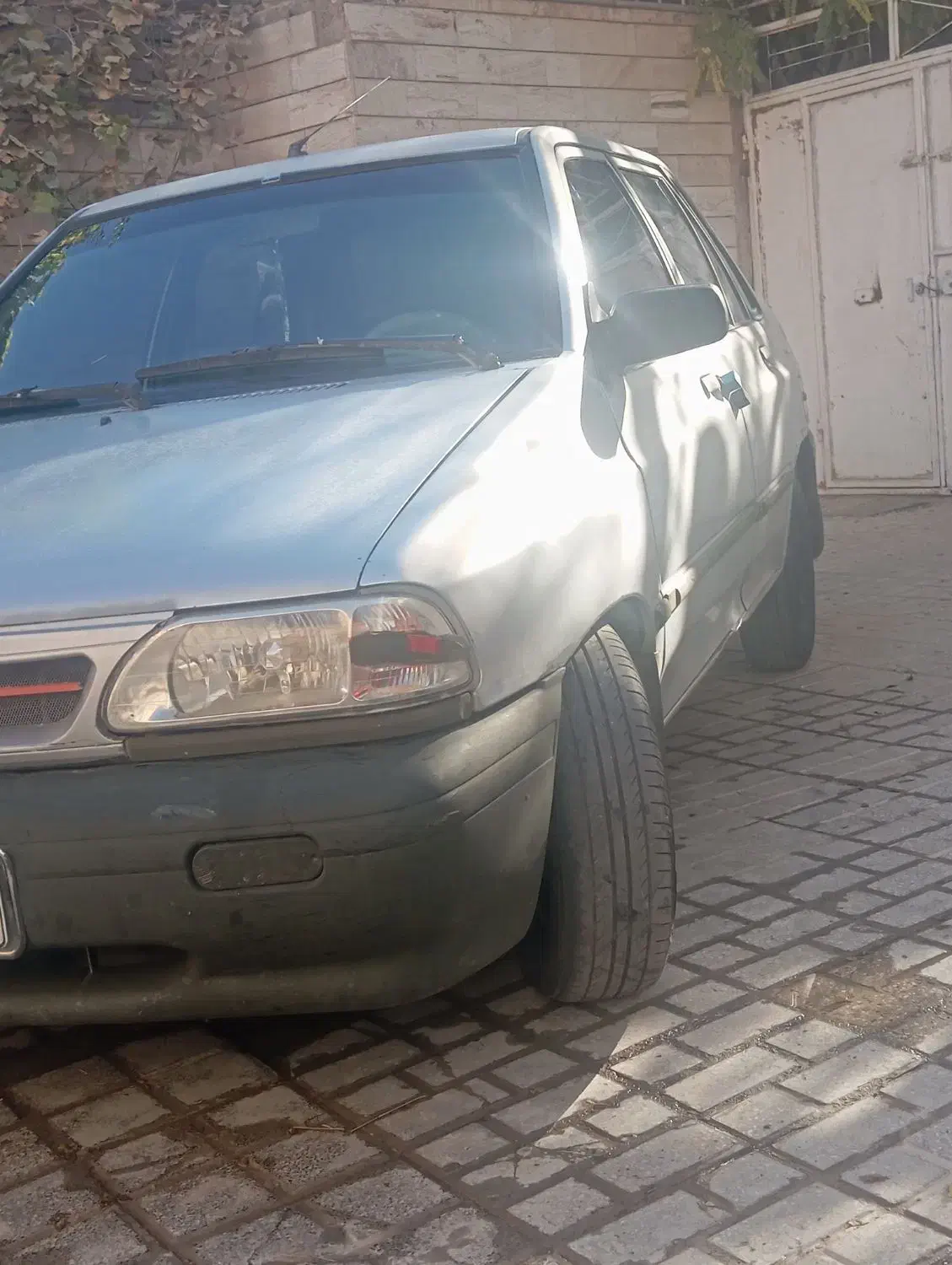 پراید مدل 85 انژکتور نقره ای دور رنگ سقف آفتاب س|خودرو سواری و وانت|تربت جام, جامی|دیوار