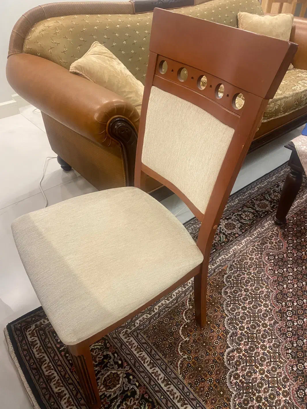 فروش میزناهارخوری و صندلی  ترکیه ای  ۸  نفره|میز و صندلی غذاخوری|تهران, قیطریه|دیوار