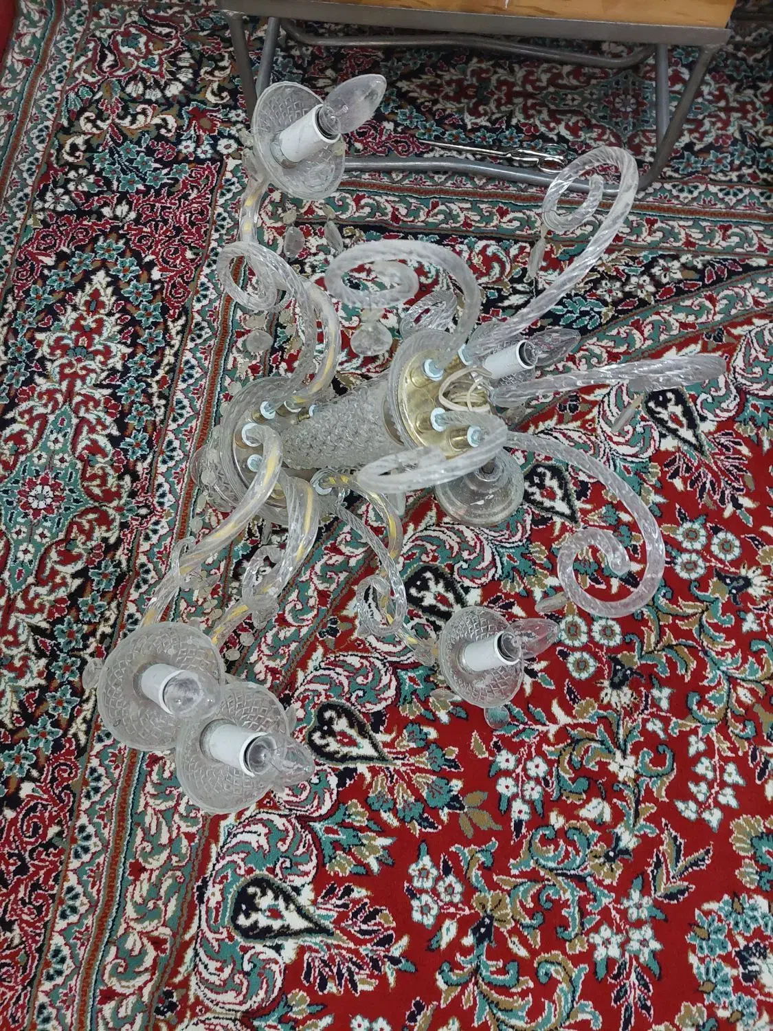 لوستر سالم وتمیز|لوستر و چراغ آویز|اصفهان, جلفا|دیوار