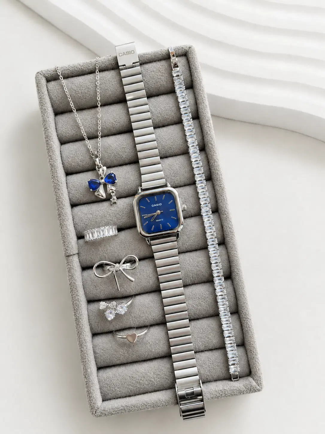 ست کادویی دخترانه پک اکسسوری و ساعت CASIO|بدلیجات|تبریز, |دیوار