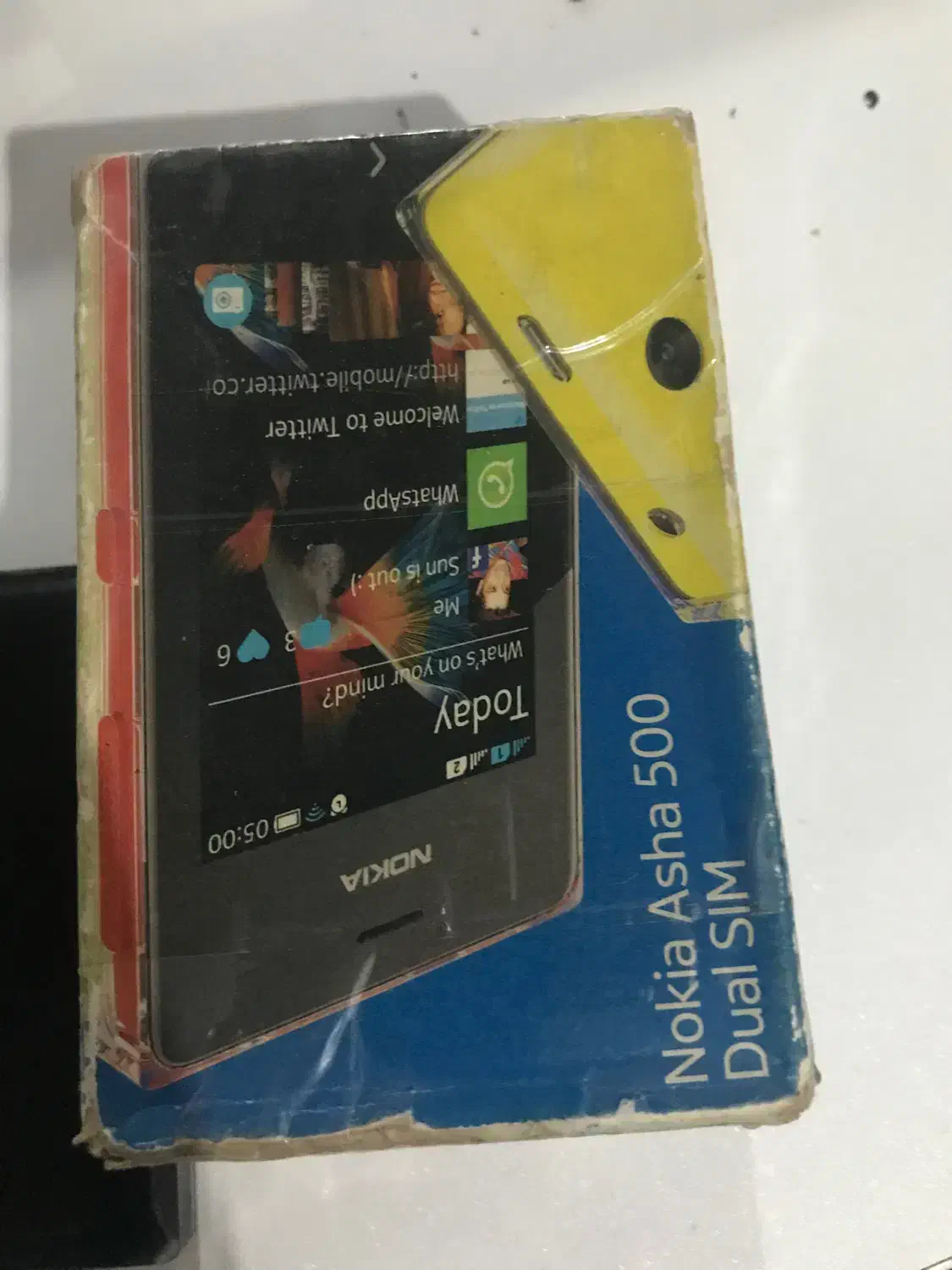 گوشی نوکیا آشا ۵۰۰کلکسیونی با کارتن|موبایل|خرمآباد, |دیوار