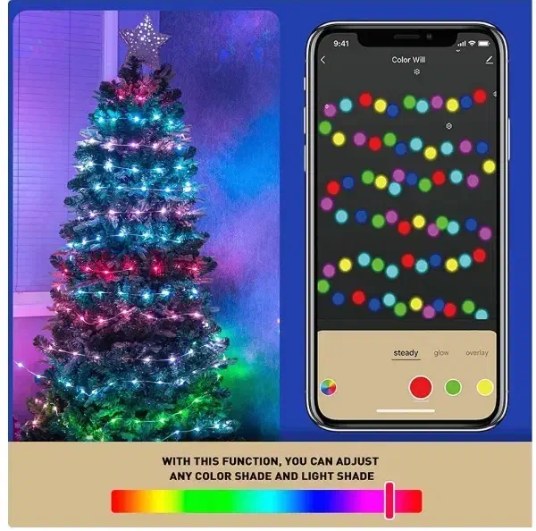 ریسه کنترلی RGB(ترند اینستاگرام)|ریسه و چراغ تزئینی|تهران, هروی|دیوار