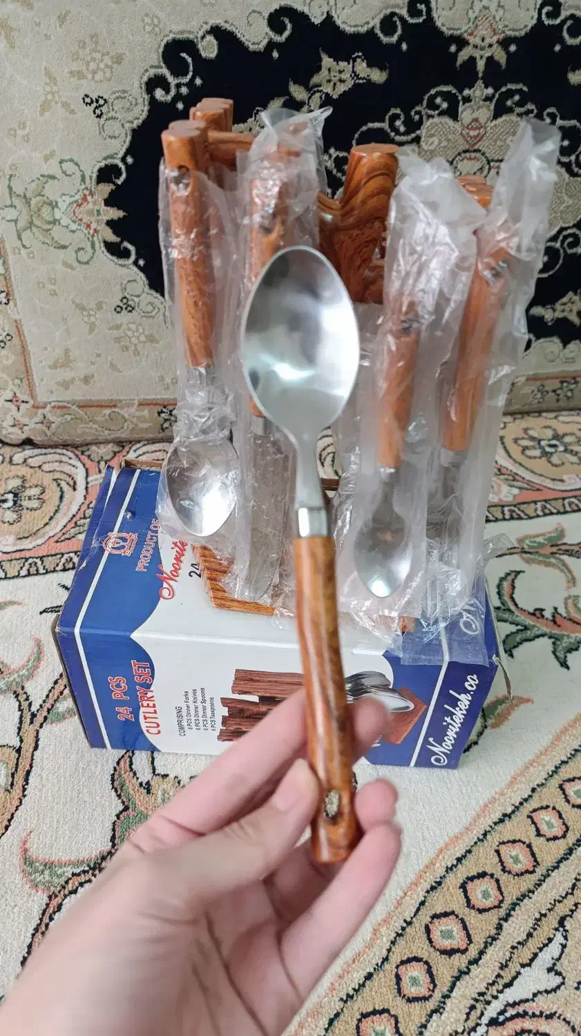 سرویس قاشق چنگال|ظروف سرو و پذیرایی|قم, نوبهار|دیوار