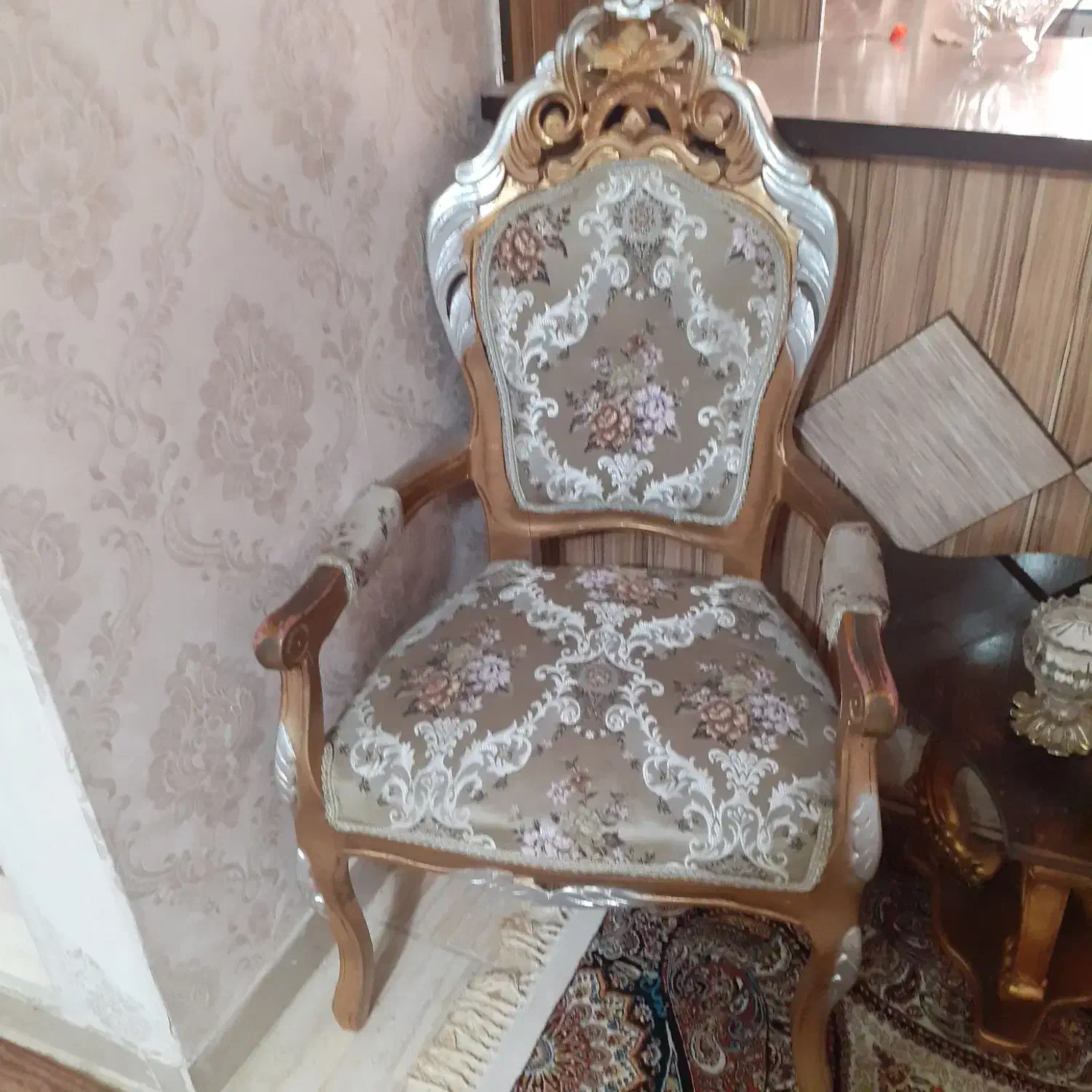 مبل وصندلی سلطنتی ۹نفره|مبلمان خانگی و میز عسلی|بهارستان, |دیوار