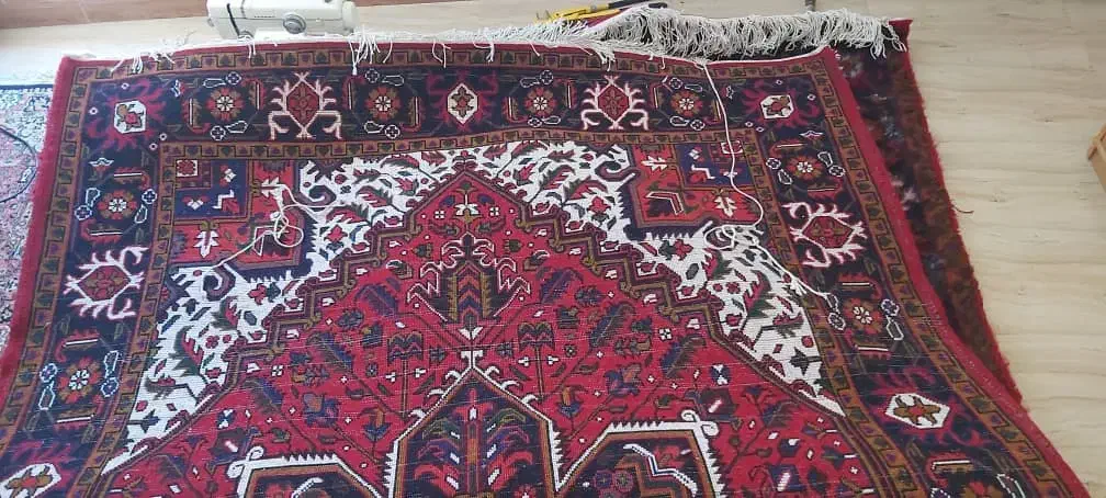 فرش دستباف نقش تاجری هریس|فرش|ارومیه, |دیوار