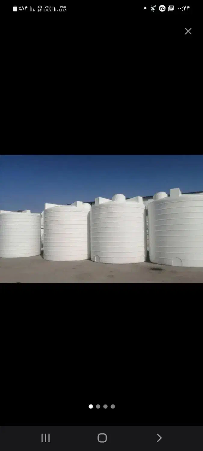 تانکر پلی اتلین ۲۰هزار نو درجه یک|مصالح و تجهیزات ساختمان|یزد, |دیوار