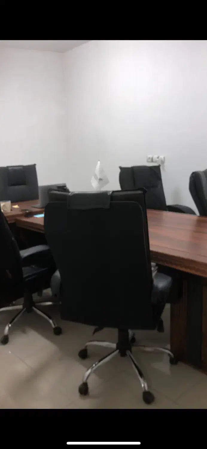 مبل اداری مشکی چرم|مبلمان اداری|دزفول, |دیوار