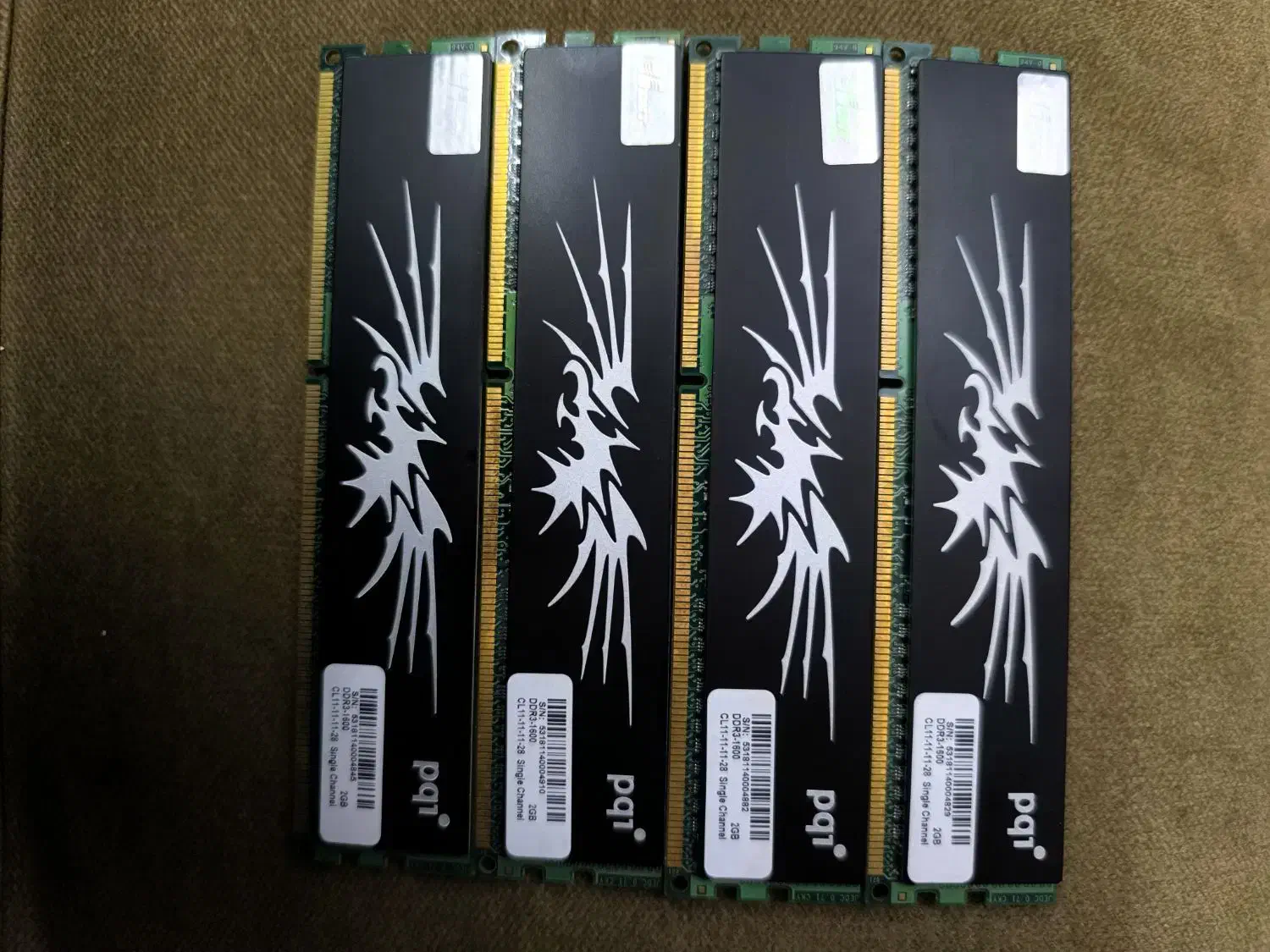 4 عدد رم DDR3-1600 2 GB pq1|قطعات و لوازم جانبی رایانه|تهران, شمیران‌نو|دیوار