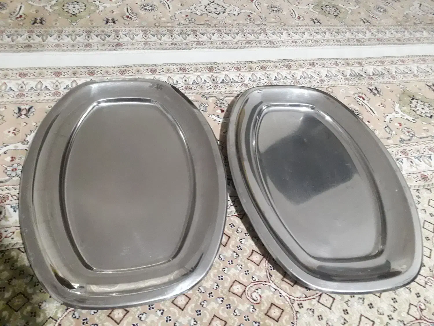 سینی استیل بزرگ|ظروف سرو و پذیرایی|کوهدشت, |دیوار